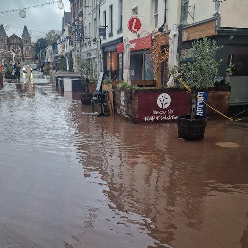 Abergavenny flooding